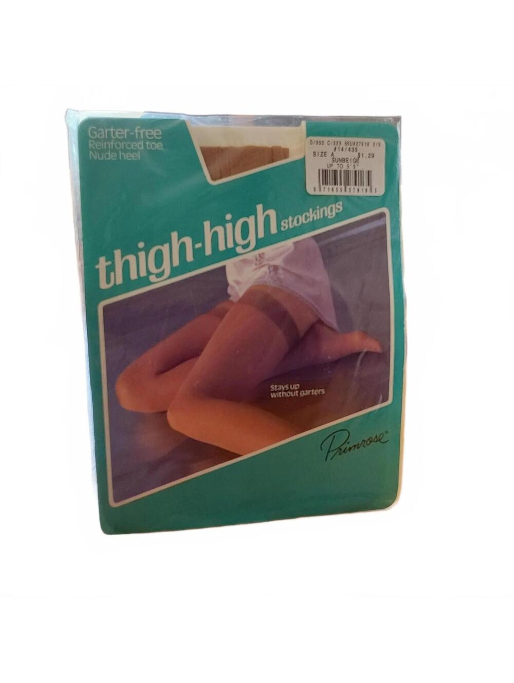 New Vintage Thigh High Stocking Size A (up to 5'5" tall)